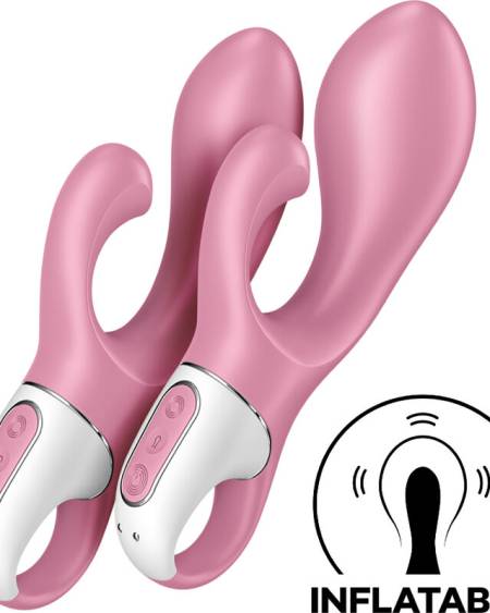 Vibrador tipo rabbit SATISFYER AIR PUMP BUNNY 2 ROSA