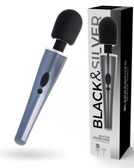 BLACK&SILVER - DEXTER MASSAGE WAND