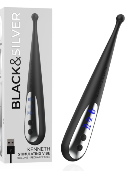 Vibrador KENNETH STIMULATING VIBE da BLACK&SILVER