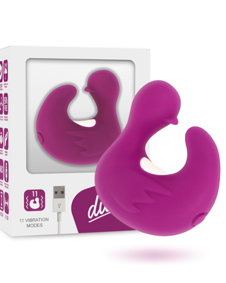 COVERME - DEDAL PATO ESTIMULADOR DE SILICONA RECARGABLE DUCKYMANIA
