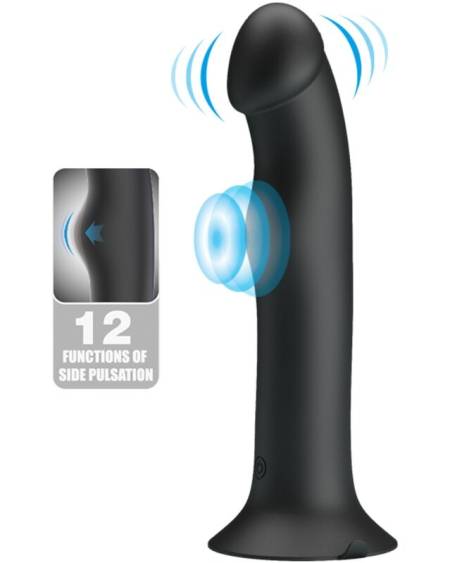 Vibrador e succcionador de clítoris Murray da Pretty Love na cor preta