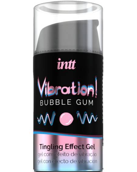 Gel Vibrador Líquido Chiclete da INTT de 15ml