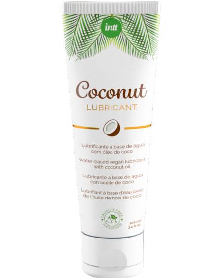 Lubrificante vegano à base de água com sabor a coco