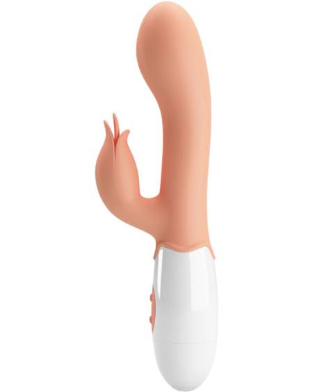 Vibrador Bloody Mary com estimulador clitoriano