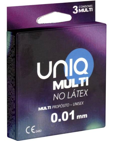 Preservativos Uniq MULTI sem látex
