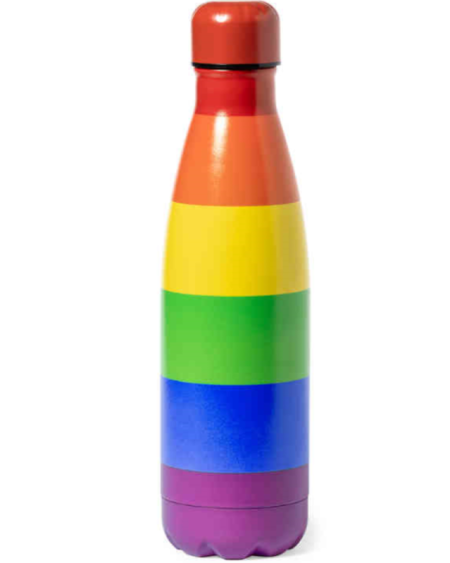 Bibon metálico PRIDE para água fresca ou café quente