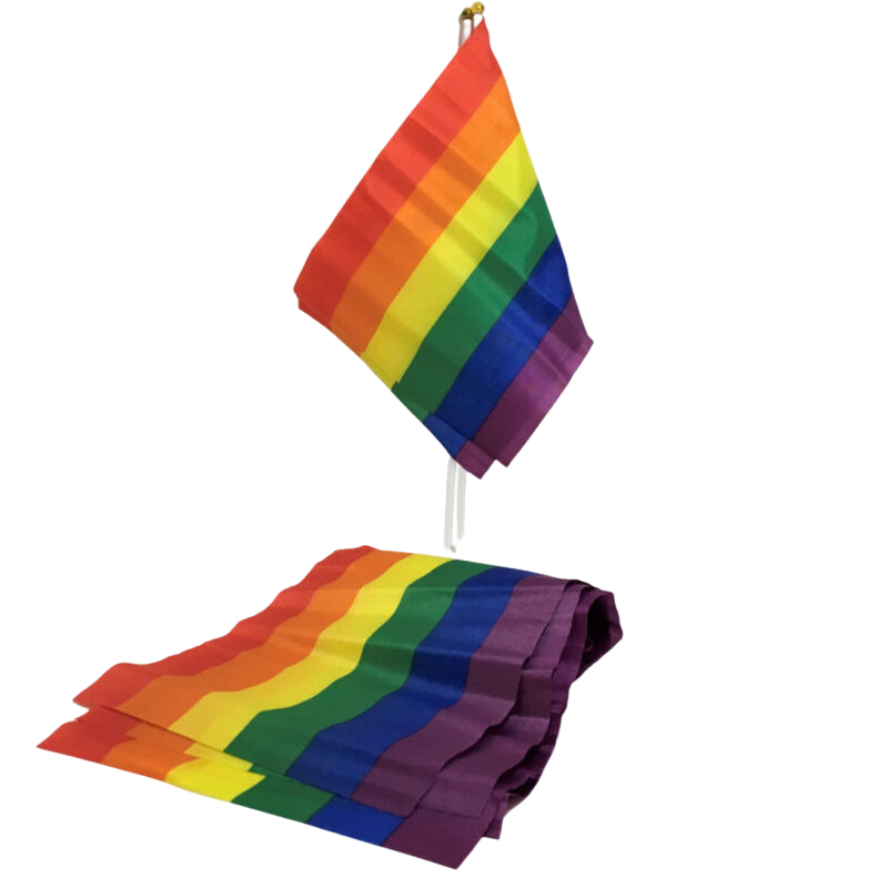 Banderim pequeno com bandeira LGBT