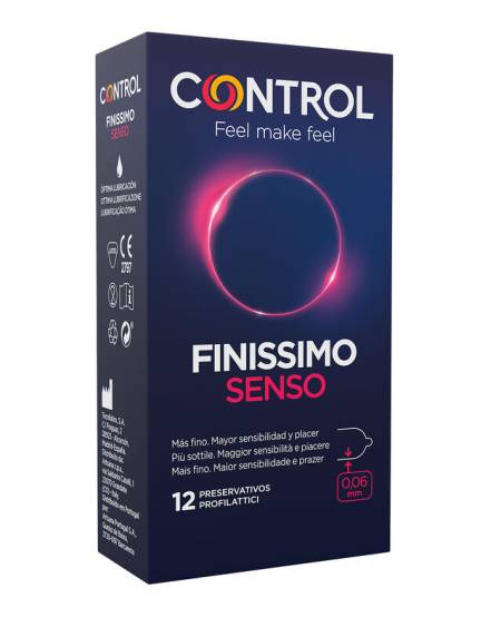 Caixa de preservativos Control Adapta Senso 12 unidades