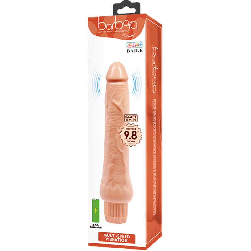 BAILE - BÁRBARA VIBRADOR REALÍSTICO 25 CM
