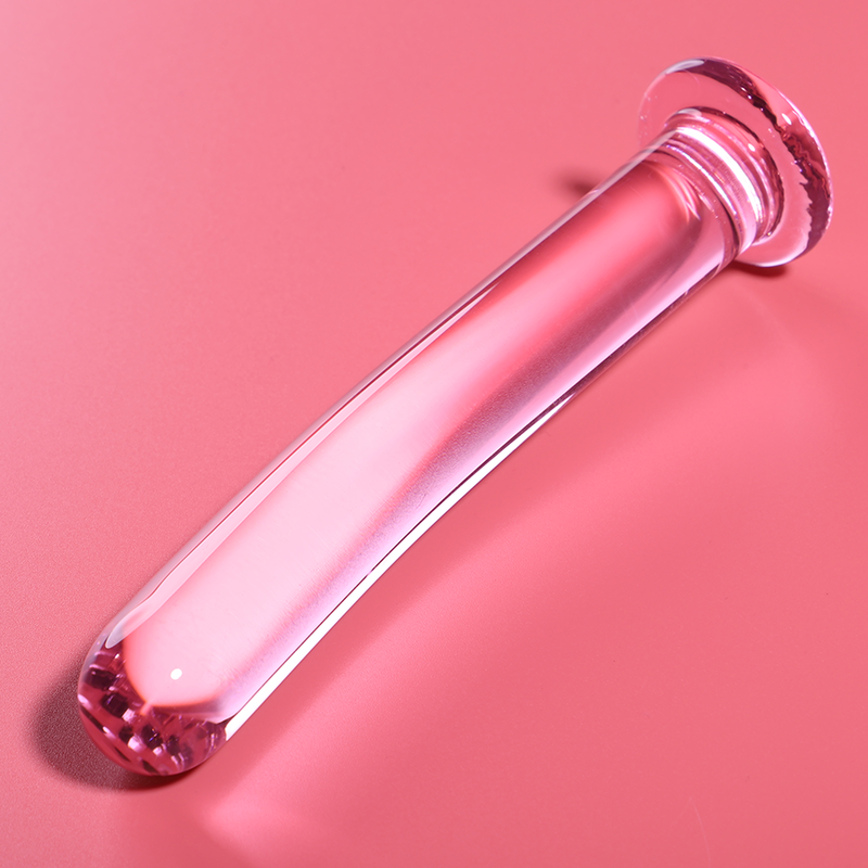 NEBULA SERIES BY IBIZA - MODELO 8 DILDO CRISTAL TRANSPARENTE 14.5 CM -O- 2 CM - ROSA