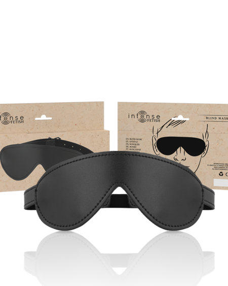 Antifaz de Couro Vegano INTENSE FETISH
