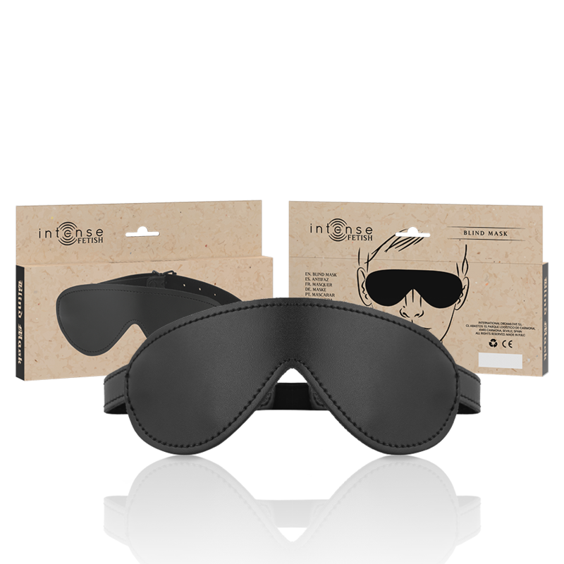 Antifaz de Couro Vegano INTENSE FETISH