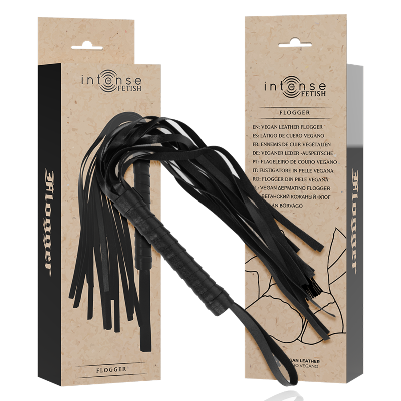 Látigo de couro vegano da INTENSE FETISH