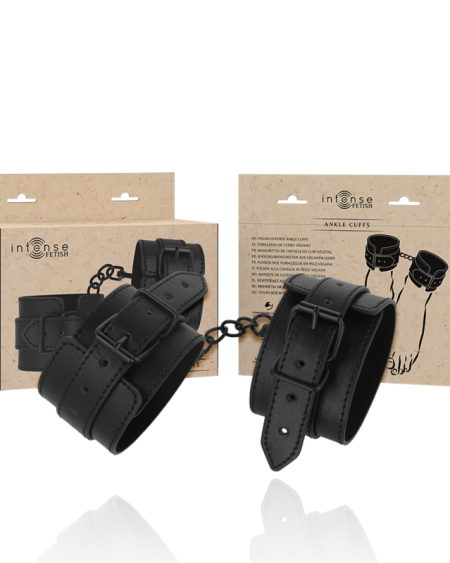 Algemas de couro vegano INTENSE FETISH