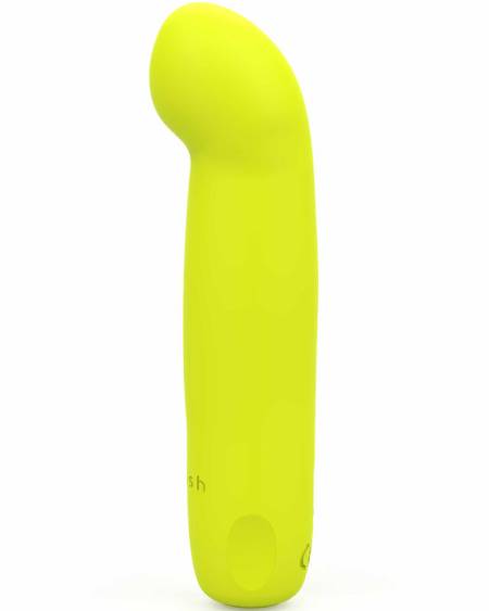 Vibrador B SWISH Bcute Curve Infinite Classic em silicone, disponível em amarelo ou azul