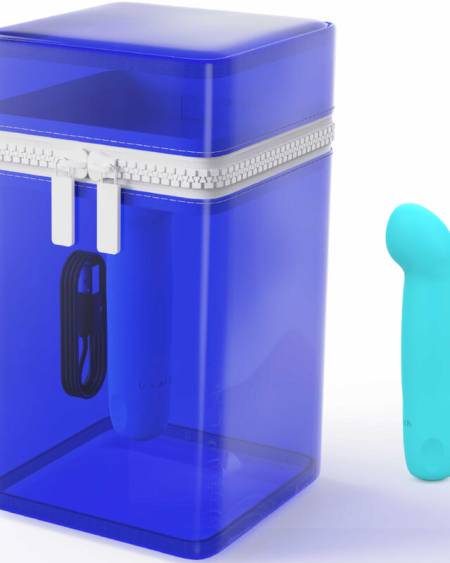 Bcute Curve Infinity Classic Vibrador Recarregável Silicone Azul