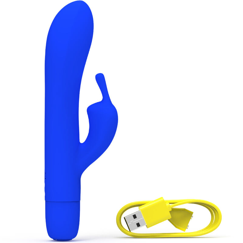 Bwild Bunny Infinite Classic Vibrador Recarregável em Silicone Azul