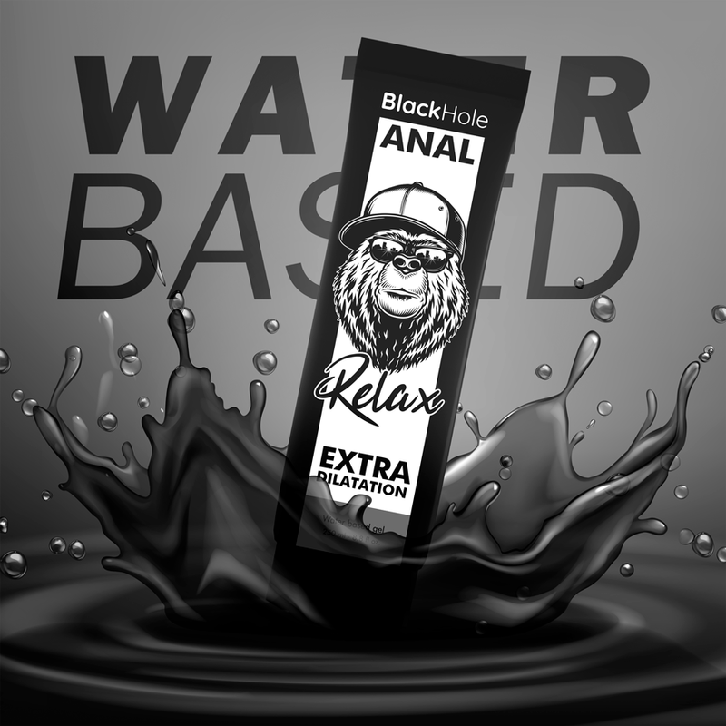 BLACK HOLE - GEL BASE AGUA DILATACIÓN ANAL 250 ML