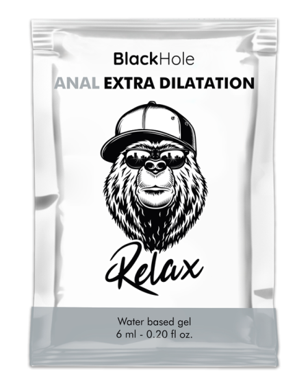 Gel à base de água para dilatação anal da marca Black Hole