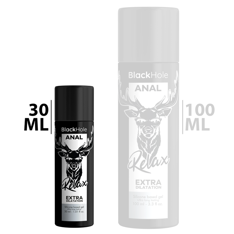 BLACK HOLE - BASE SILICONA CONCENTRADA DILATACIÓN ANAL 30 ML