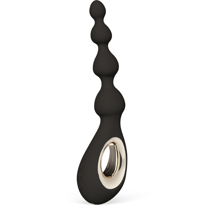 LELO - SORAYA BEADS MASAJEADOR ANAL VIOLETA - NEGRO