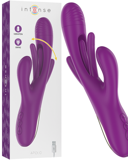 Vibrador multifuncional Apolo roxo da INTENSE