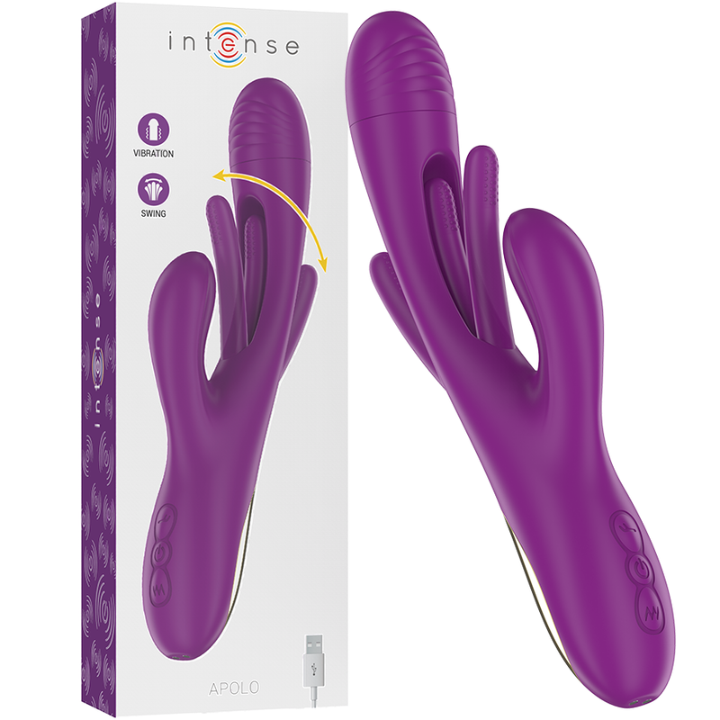 Vibrador multifuncional Apolo roxo da INTENSE
