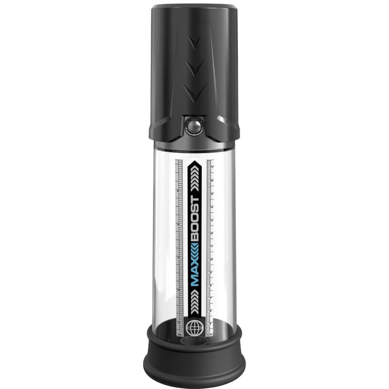Bomba peniana manual PUMP WORX Max Boost com tubo transparente, régua e manga de silicone