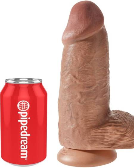 KING COCK - PENE REALÍSTICO CHUBBY 23 CM CARAMELO