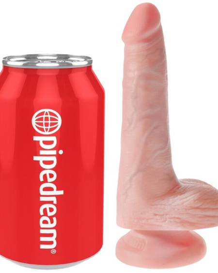 KING COCK - PENE REALÍSTICO CON TESTÍCULOS 13.5 CM NATURAL