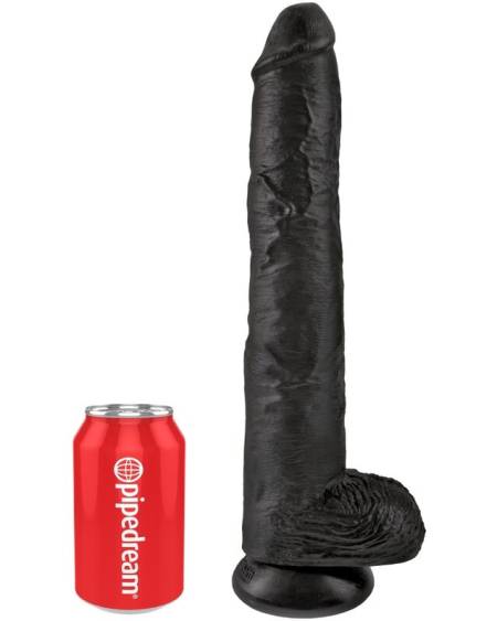 KING COCK - PENE REALÍSTICO CON TESTÍCULOS 30.5 CM NEGRO