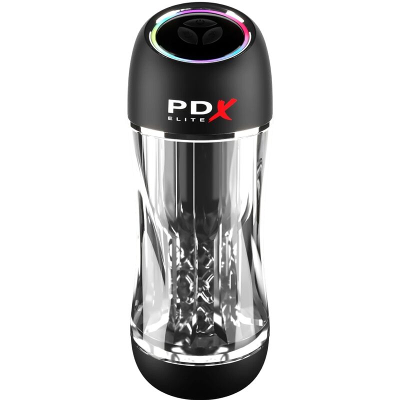 Masturbador Stroker Viewtube Pro com vibrador transparente