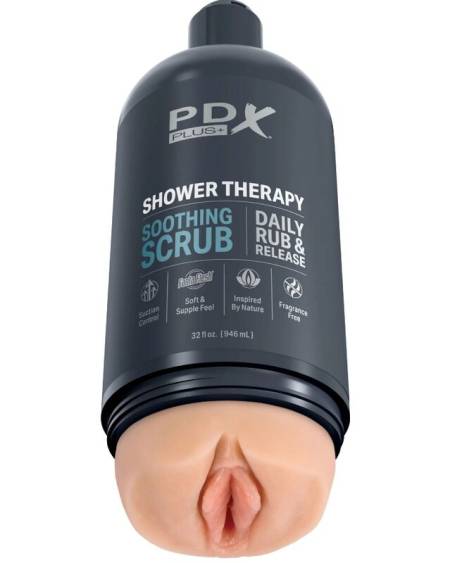 PDX PLUS - MASTURBADOR STROKER DISEÑO DISCRETO DE BOTE CHAMPU SOOTHING SCRUB