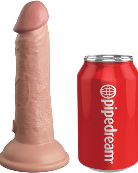 KING COCK - ÉLITE DILDO REALÍSTICO SILICONA 15.2 CM