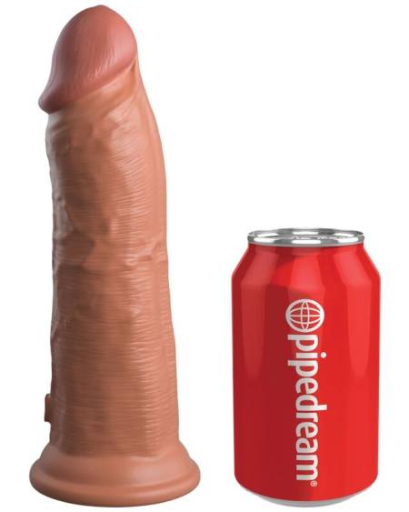 KING COCK - ÉLITE DILDO REALÍSTICO SILICONA 20.3 CM CARAMELO