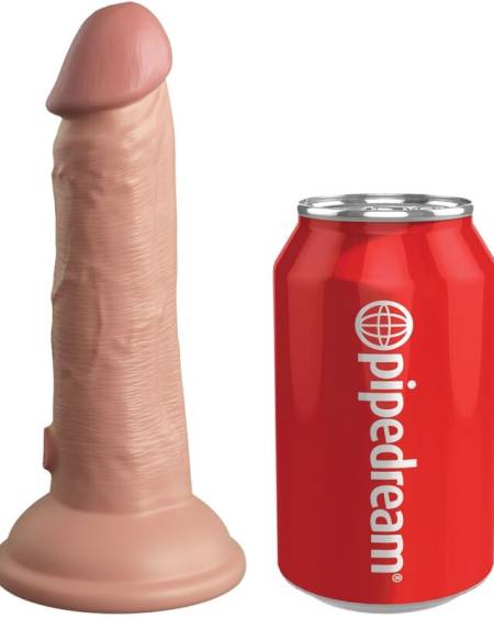 KING COCK - ÉLITE DILDO REALÍSTICO VIBRADOR & SILICONA 15.2 CM