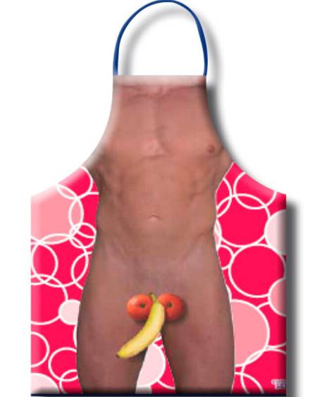Delantal frutal masculino DIABLO PICANTE