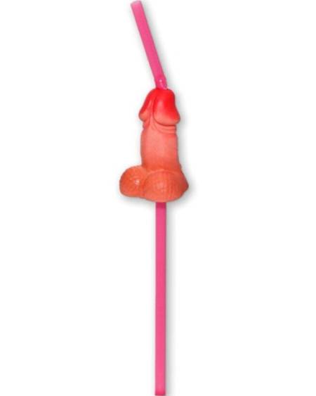 DIABLO PICANTE - BOLSA 5 PAJITAS PENE GRANDE NATURAL