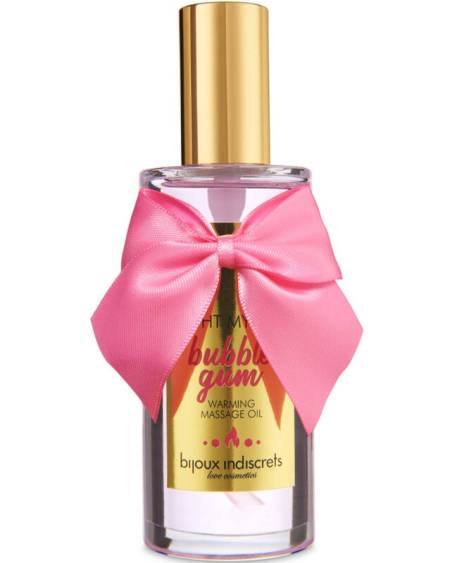 BIJOUX INDISCRETS - LIGHT MY FIRE ACEITE MASAJE EFECTO CALOR SABOR CHICLE