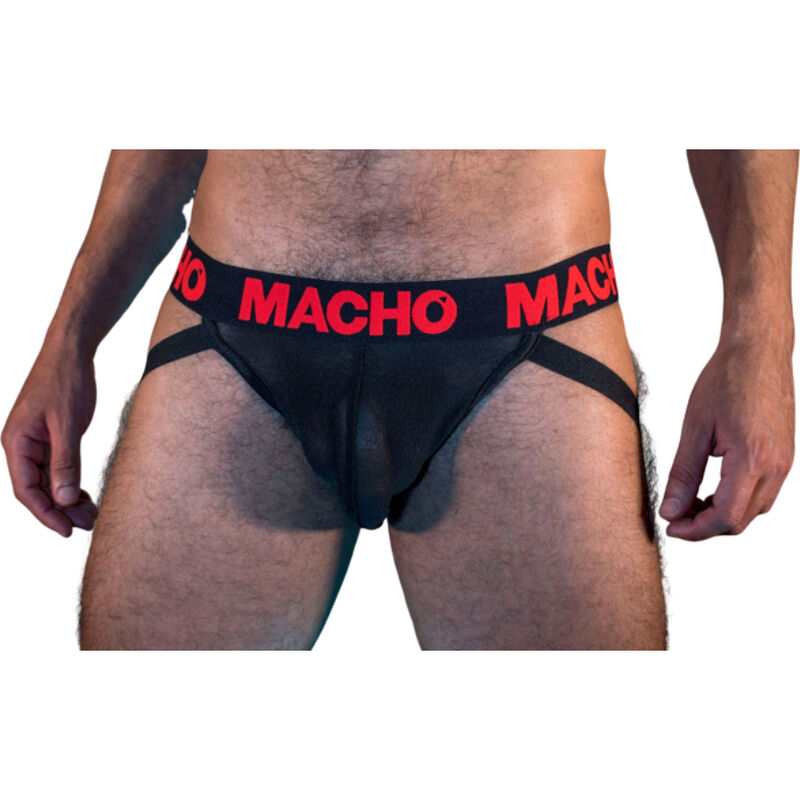 MACHO - MX26X2 JOCK NEGRO/ROJO XL - M