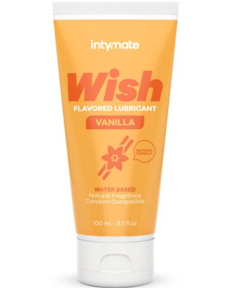 Lubrificante aromatizado Intymate Wish Vanilla, à base de água, 100 ml