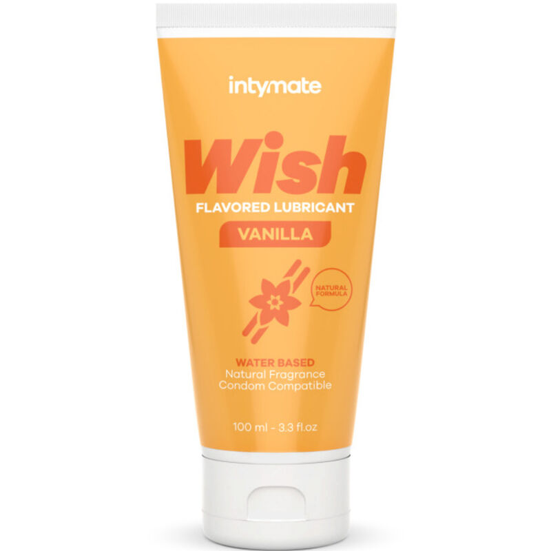 Lubrificante aromatizado Intymate Wish Vanilla, à base de água, 100 ml