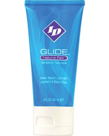Lubrificante aquoso ID GLIDE de longa duração, disponível em 60 ml e 120 ml