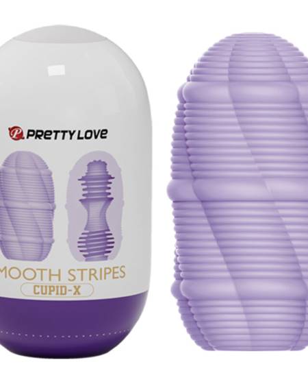 Ovo Masturbador Smooth Stripes Cupid