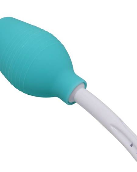 MR PLAY - PERA ANAL DUCHA DE GOMA AZUL