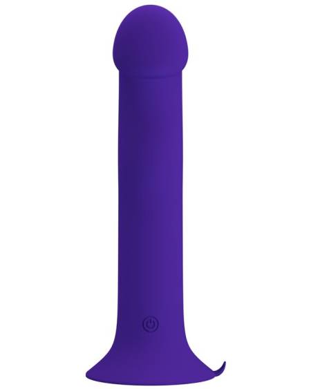 Dildo vibrador e recarregável Murray Youth da Pretty Love na cor violeta