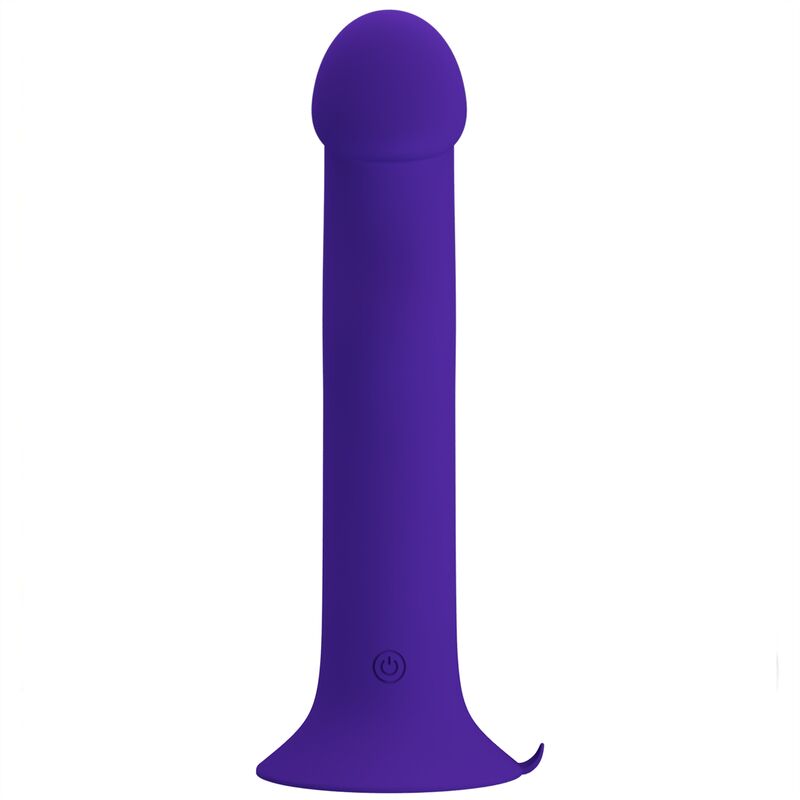 Dildo vibrador e recarregável Murray Youth da Pretty Love na cor violeta
