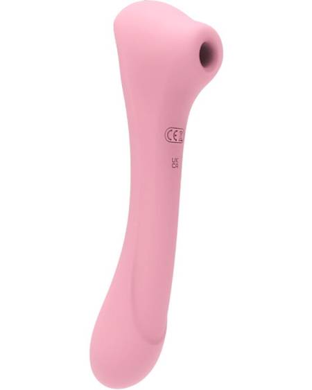 FEMINTIMATE - DAISY MASSAGER SUCCIONADOR Y VIBRADOR ROSA