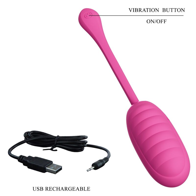 PRETTY LOVE - CATALINA HUEVO VIBRADOR RECARGABLE ROSA APP GRATUITA
