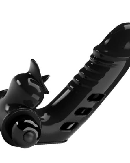 Pretty Love Corbin capa dedo vibrador preto